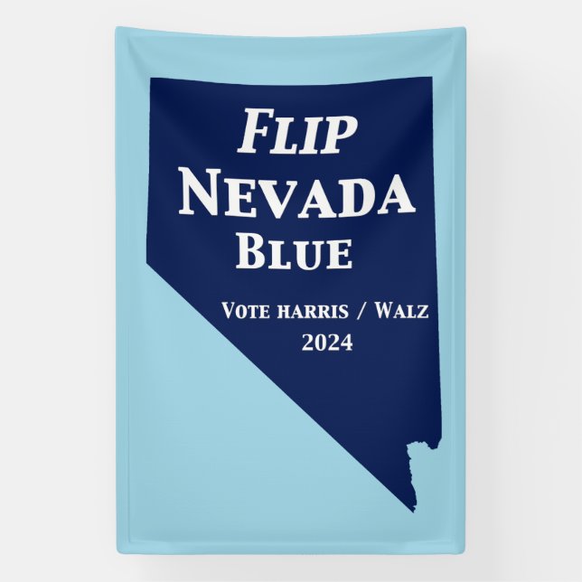 Lona Voltear el azul de Nevada en 2024 (Vertical)