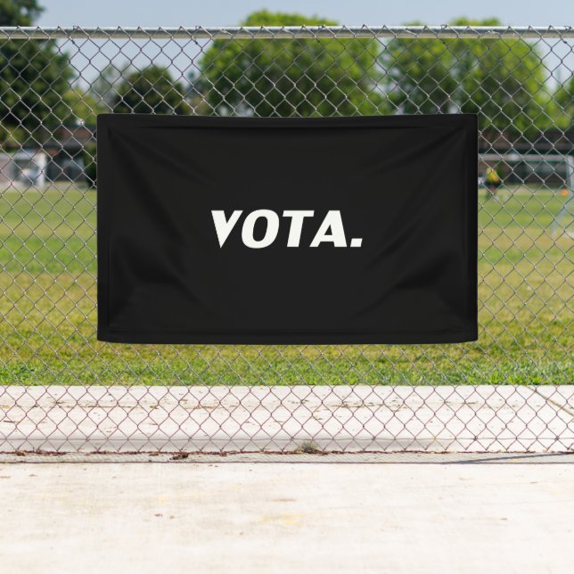 Lona Vota vota en la política moderna española de blanc (In situ)