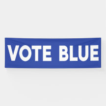 Votación Azul negrita texto blanco sobre política 