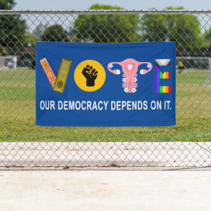 Lona Votar Nuestra Democracia Depende De Eso - Eleccion