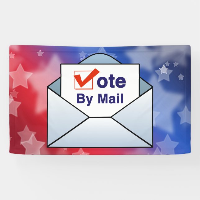 Lona Votar por correo (Horizontal)