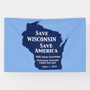 Lona Votar por Crawford para la Corte Suprema de Wiscon