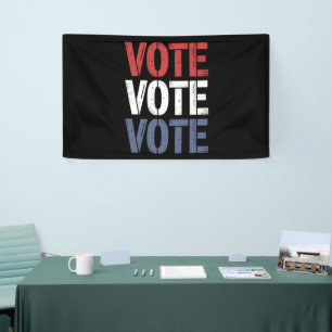 Lona Voto Elección Política Votación Inscripción de Vot