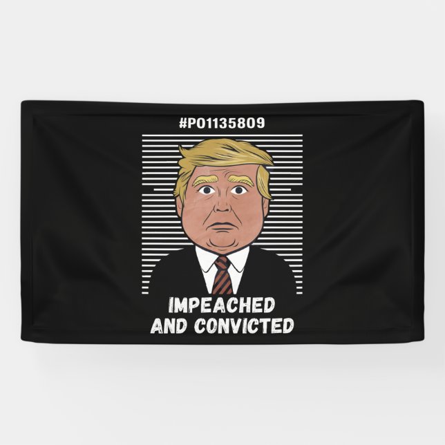 Lona Voto por el convicto Felon Pro Trump 2024 (Horizontal)