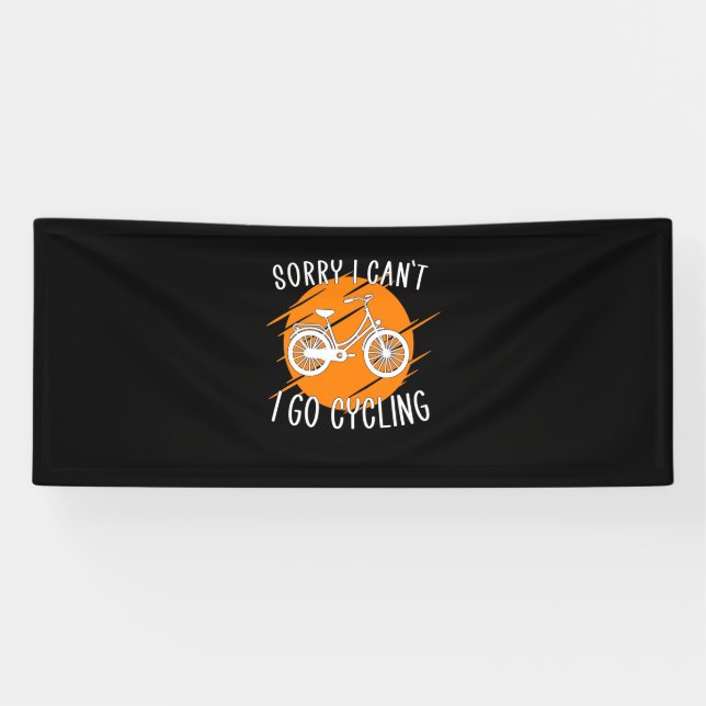 Lona Voy a montar en bicicleta (Horizontal)