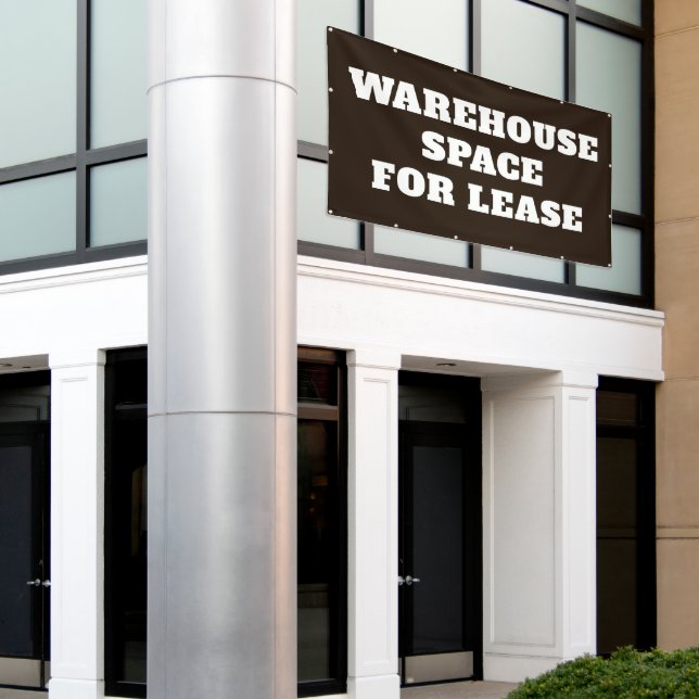 Lona Warehouse Space for Lease Big Banner (Edificio exterior)