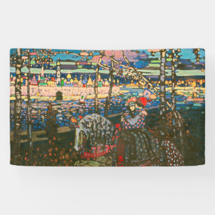 Lona Wassily Kandinsky La Pareja Montada Arte Ruso