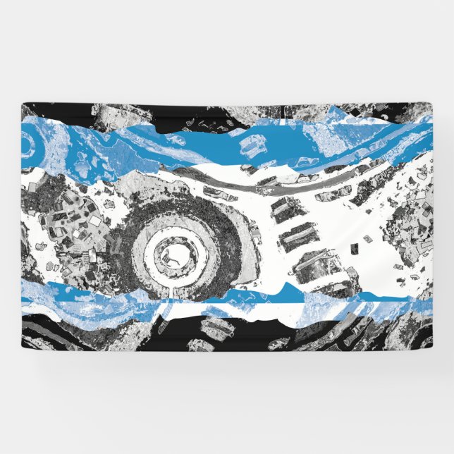 Lona Wave Mechanism – Abstract Vinyl Banner (3' x 5') (Horizontal)