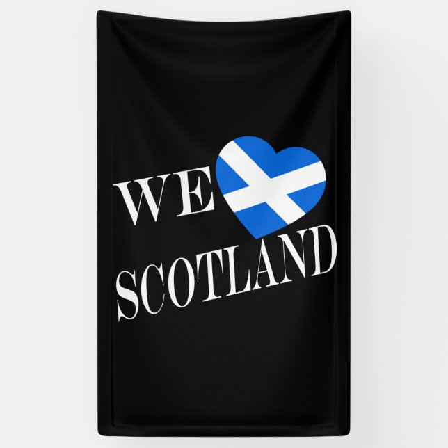 Lona We Heartflag Scotland wt (v) bnrcnt (Vertical)