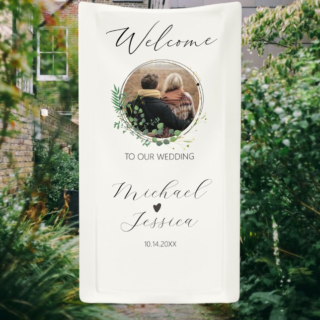 Lona Wedding Welcome Sign Template (Subido por el creador)