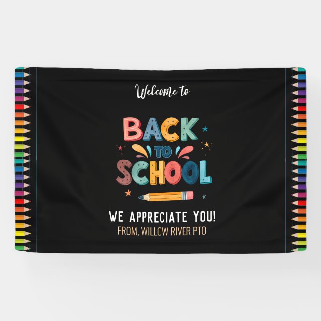 Lona Welcome Back to School  – Bright & Fun Classroom (Horizontal)