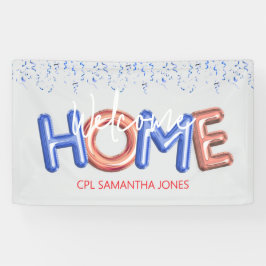 Lona Welcome Home Patriotic Military Hero Party Poster