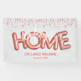 Lona Welcome Home Patriotic Military Hero Party Poster