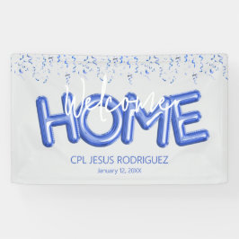 Lona Welcome Home Patriotic Military Hero Party Poster