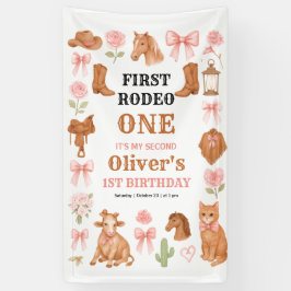Lona Western Coquette Cowgirl 1st Birthday Cute Pink