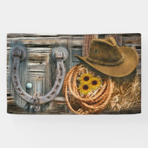 Lona Western Horseshoe Cowboy Hat Lasso