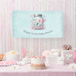 Lona Whimsical Butterflies in a Jar Birthday