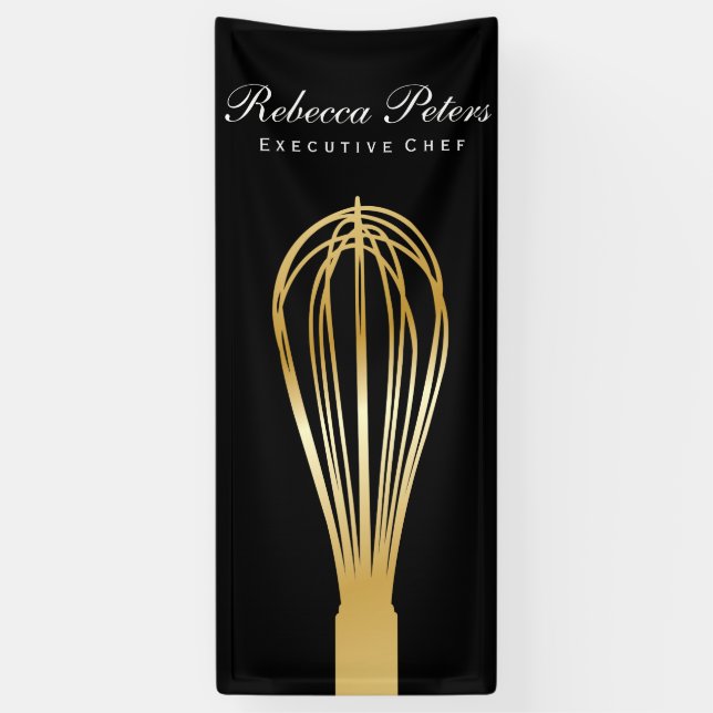 Lona Whisk (oro) | Maestro culinario (Vertical)