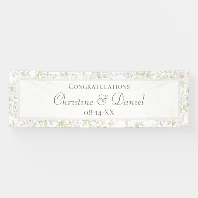 Lona White Rose Classic Wedding (Horizontal)