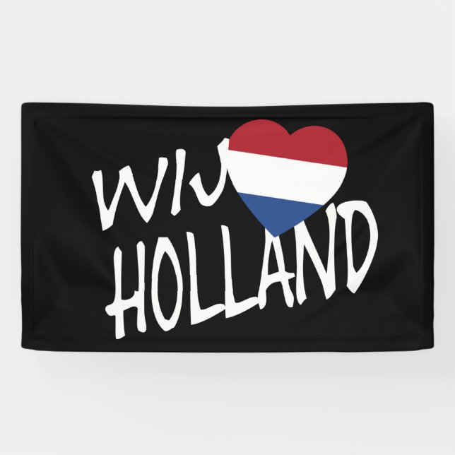 Lona Wij HeartFlag Holland con bnrcnt de bk (Horizontal)