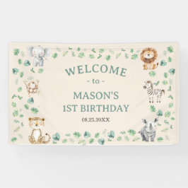 Lona Wild Jungle Safari Animals Birthday