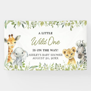 Lona Wild One Jungle Safari Baby Shower