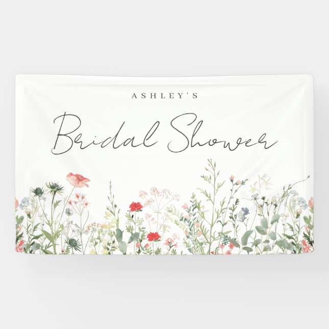 Lona Wildflower Meadow Bridal Shower (Horizontal)