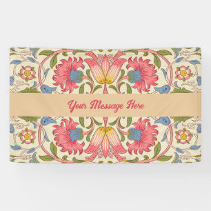 Lona William Morris Papel de flores florales adornado