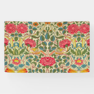 Lona William Morris Rosa Floral Chintz Pink