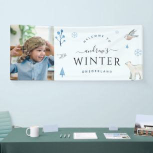 Lona Winter Onederland Boy Photo Winter Primer cumpleañ