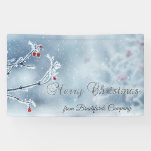 Lona Winter Wonderland Branches Blue