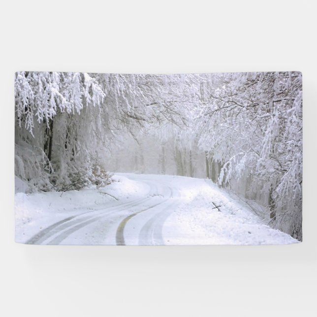 Lona Winter Wonderland of Snow (Horizontal)