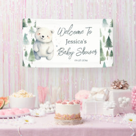 Lona Winter Woodland Teddy Bear Baby Shower