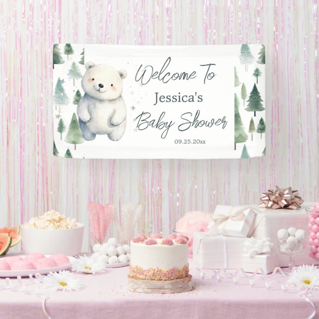 Lona Winter Woodland Teddy Bear Baby Shower (Fiesta)