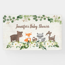 Lona Woodland Animal Floral Baby Shower