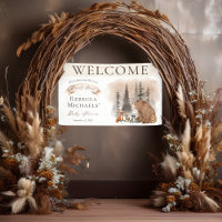 Woodland Bear |Animales Bearly Wait Boy Baby Showe
