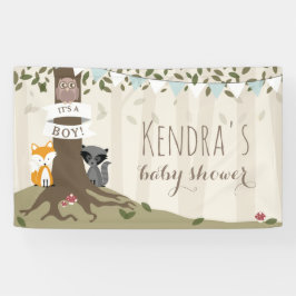 Lona Woodland Creations Boy Baby Shower