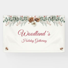Lona Woodland's Customizable Christmas Banner