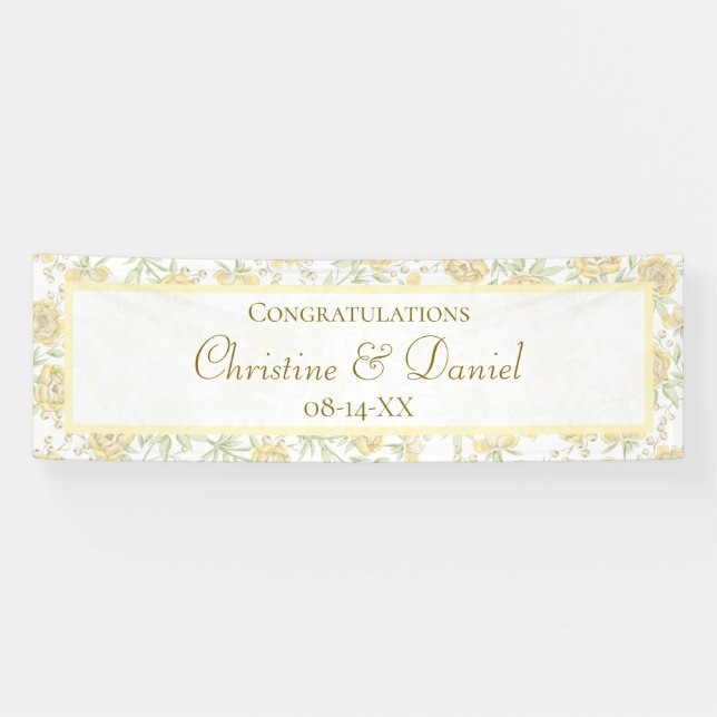 Lona Yellow Rose Wedding (Horizontal)