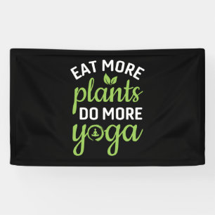 Lona Yoga Lover Comer Más Plantas Hacer Más Yoga