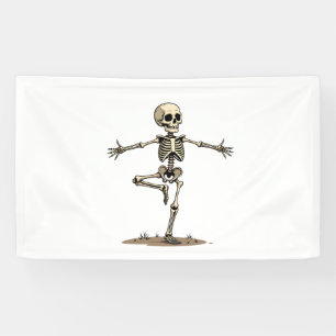 Lona Yoga Skeleton - Divertida camiseta de fitness Hall