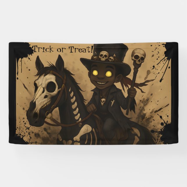 Lona Young Voodoo Doc on Skull Horse (Horizontal)