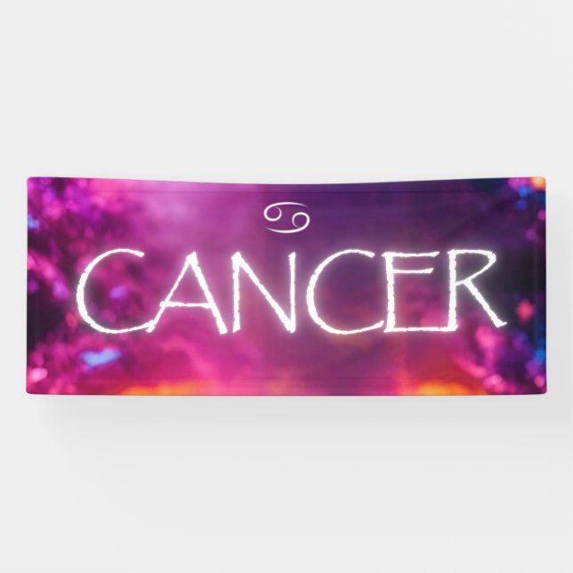 Lona Zodiac Cancer Banner (Horizontal)