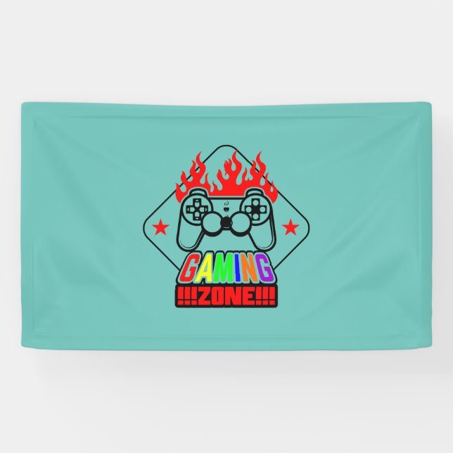 Lona Zona de juegos de regalo para jugadores (Horizontal)