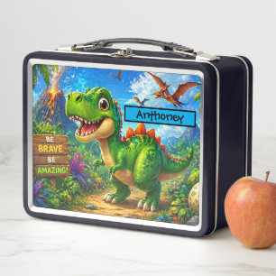 Lonchera Infantil de Dinosaurio Adorable Caja de A