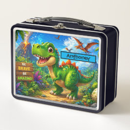 Lonchera Infantil de Dinosaurio Adorable Caja de A