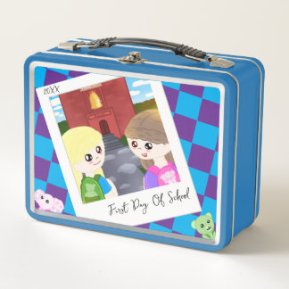 Lonchera personalizada con diseño dibujado a mano