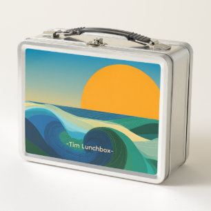 Lonchera personalizada con puesta de sol Bauhaus d
