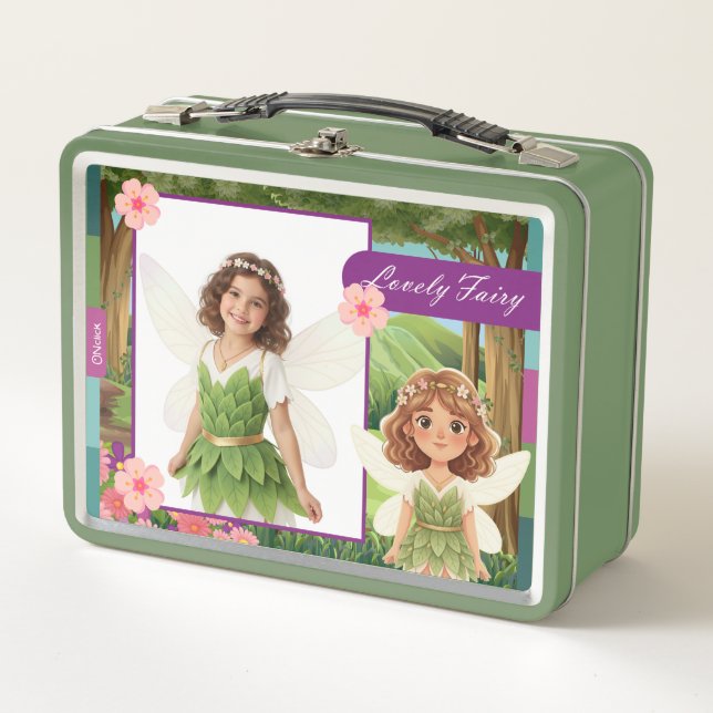 Lonchera Personalizada de Hada Encantadora (Anverso)