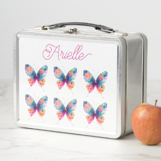 Lonchera personalizada de mariposa